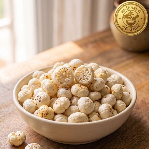 Classic Roasted Makhana Gujarati snack by Maa Dikri Gruh Udyog